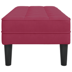 Casa si Gradina - Mobilier - Canapele si coltare - Banchete - Banca Rosu Vin 113x57x39 cm Catifea - Infinity.ro
