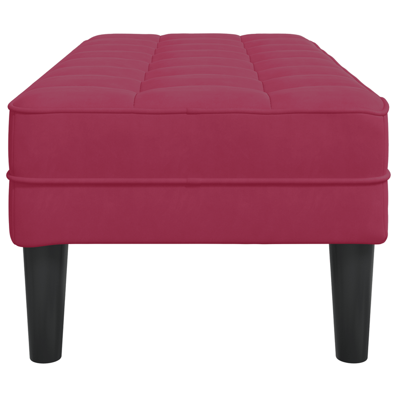 Casa si Gradina - Mobilier - Canapele si coltare - Banchete - Banca Rosu Vin 113x57x39 cm Catifea - Infinity.ro