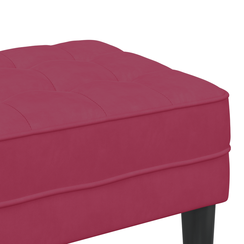 Casa si Gradina - Mobilier - Canapele si coltare - Banchete - Banca Rosu Vin 113x57x39 cm Catifea - Infinity.ro