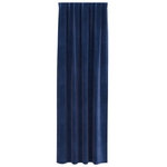 Casa si Gradina - Textile si covoare - Perdele si draperii - Draperii - Draperii opace cu banda, 2 buc., albastru inchis, catifea - Infinity.ro