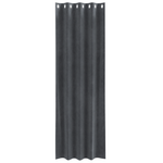 Casa si Gradina - Textile si covoare - Perdele si draperii - Draperii - Draperii opace cu ocheti, 2 buc., gri deschis, catifea - Infinity.ro