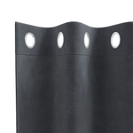 Casa si Gradina - Textile si covoare - Perdele si draperii - Draperii - Draperii opace cu ocheti, 2 buc., gri deschis, catifea - Infinity.ro