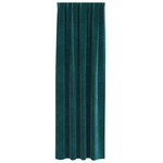 Casa si Gradina - Textile si covoare - Perdele si draperii - Draperii - Draperii opace cu banda superioara, 2 buc. verde inchis catifea - Infinity.ro