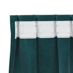 Casa si Gradina - Textile si covoare - Perdele si draperii - Draperii - Draperii opace cu banda superioara, 2 buc. verde inchis catifea - Infinity.ro