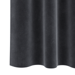 Casa si Gradina - Textile si covoare - Perdele si draperii - Draperii - Draperii opace cu banda superioara, 2 buc., gri inchis, catifea - Infinity.ro