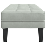 Casa si Gradina - Mobilier - Canapele si coltare - Banchete - Banca  Gri deschis 113 cm Catifea - Infinity.ro