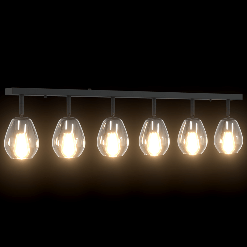 Casa si Gradina - Corpuri si surse de iluminat - Veioze si lampi - Lampi de veghe - Lustra cu abajur din sticla reglabil, antracit, E27 - Infinity.ro