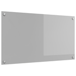 Casa si Gradina - Mobilier - Comode si corpuri - Corpuri bucatarie - Contrablat bucatarie gri deschis 90x50x0.6 cm sticla securizata - Infinity.ro
