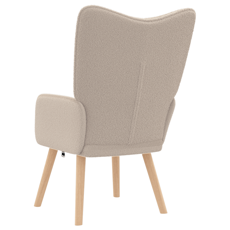 Casa si Gradina - Mobilier - Scaune si fotolii - Fotolii - Fotoliu de relaxare, gri deschis, material similar lana - Infinity.ro