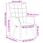 Casa si Gradina - Mobilier - Scaune si fotolii - Fotolii - Fotoliu de relaxare, gri deschis, material similar lana - Infinity.ro