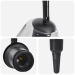 Casa si Gradina - Corpuri si surse de iluminat - Veioze si lampi - Lampi de veghe - Lustra cu abajur din sticla reglabil, antracit, E27 - Infinity.ro