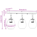 Casa si Gradina - Corpuri si surse de iluminat - Veioze si lampi - Lampi de veghe - Lustra cu abajur din sticla reglabil, antracit, E27 - Infinity.ro