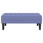 Casa si Gradina - Mobilier - Canapele si coltare - Banchete - Banca, albastru denim, 113x57x39 cm, textil - Infinity.ro