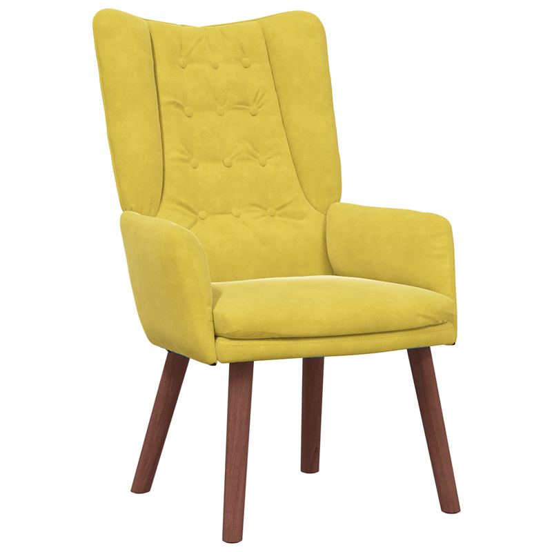 Casa si Gradina - Mobilier - Scaune si fotolii - Fotolii - Fotoliu relaxare  Catifea Galben - Infinity.ro
