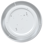 Casa si Gradina - Corpuri si surse de iluminat - Veioze si lampi - Lampi de veghe - Lustra, alb, montaj incastrat, Ø 38 cm, tesatura, E27 - Infinity.ro