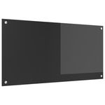 Casa si Gradina - Mobilier - Comode si corpuri - Corpuri bucatarie - Contrablat bucatarie gri inchis 100x50x0.6 cm sticla securizata - Infinity.ro