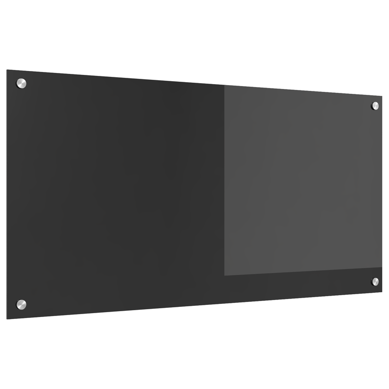 Casa si Gradina - Mobilier - Comode si corpuri - Corpuri bucatarie - Contrablat bucatarie gri inchis 100x50x0.6 cm sticla securizata - Infinity.ro