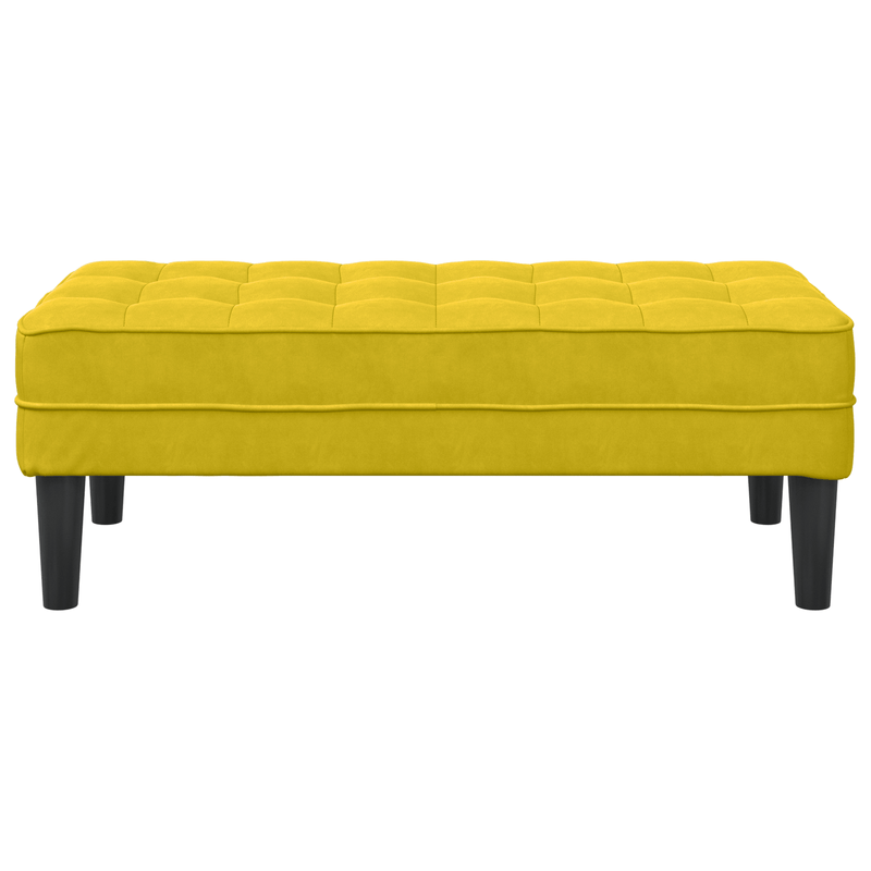 Casa si Gradina - Mobilier - Organizare si depozitare - Bancute - Banca Galben 113x57x39 cm Catifea - Infinity.ro