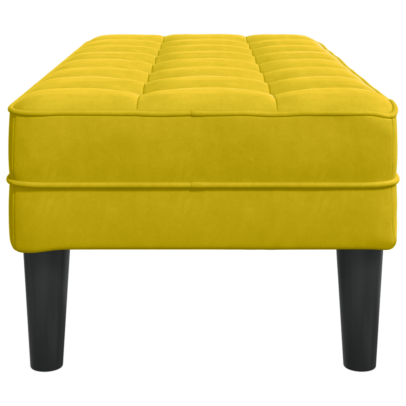 Casa si Gradina - Mobilier - Organizare si depozitare - Bancute - Banca Galben 113x57x39 cm Catifea - Infinity.ro