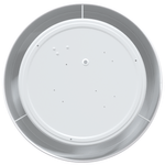 Casa si Gradina - Corpuri si surse de iluminat - Veioze si lampi - Lampi de veghe - Lustra, alb, montaj incastrat, Ø 30 cm, tesatura, E27 - Infinity.ro