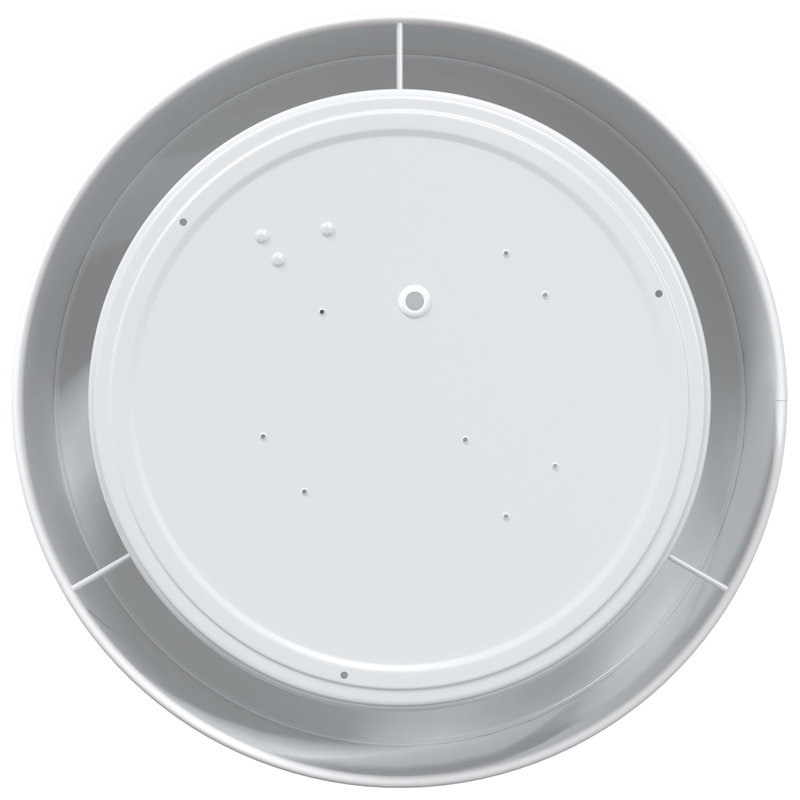 Casa si Gradina - Corpuri si surse de iluminat - Veioze si lampi - Lampi de veghe - Lustra, alb, montaj incastrat, Ø 30 cm, tesatura, E27 - Infinity.ro