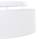 Casa si Gradina - Corpuri si surse de iluminat - Veioze si lampi - Lampi de veghe - Lustra, alb, montaj incastrat, Ø 30 cm, tesatura, E27 - Infinity.ro