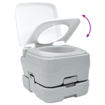 Sport si Outdoor - Camping - Accesorii camping si drumetii - Toaleta de Camping Corp Gri + Capac Alb + Gri Cool NA NA NA - Infinity.ro