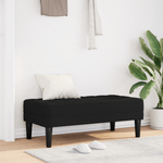 Casa si Gradina - Mobilier - Canapele si coltare - Banchete - Banca, negru, 113x57x39 cm, textil - Infinity.ro