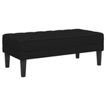 Casa si Gradina - Mobilier - Canapele si coltare - Banchete - Banca, negru, 113x57x39 cm, textil - Infinity.ro