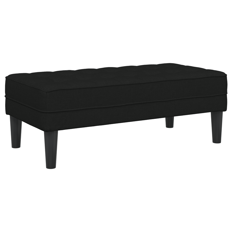 Casa si Gradina - Mobilier - Canapele si coltare - Banchete - Banca, negru, 113x57x39 cm, textil - Infinity.ro
