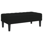 Casa si Gradina - Mobilier - Canapele si coltare - Banchete - Banca, negru, 113x57x39 cm, textil - Infinity.ro