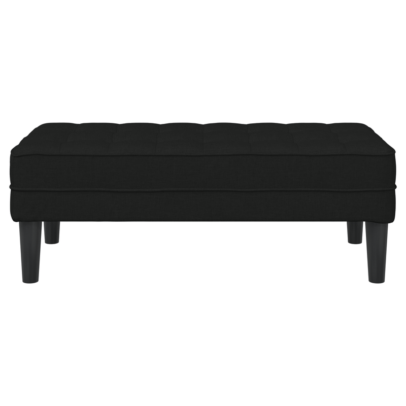Casa si Gradina - Mobilier - Canapele si coltare - Banchete - Banca, negru, 113x57x39 cm, textil - Infinity.ro