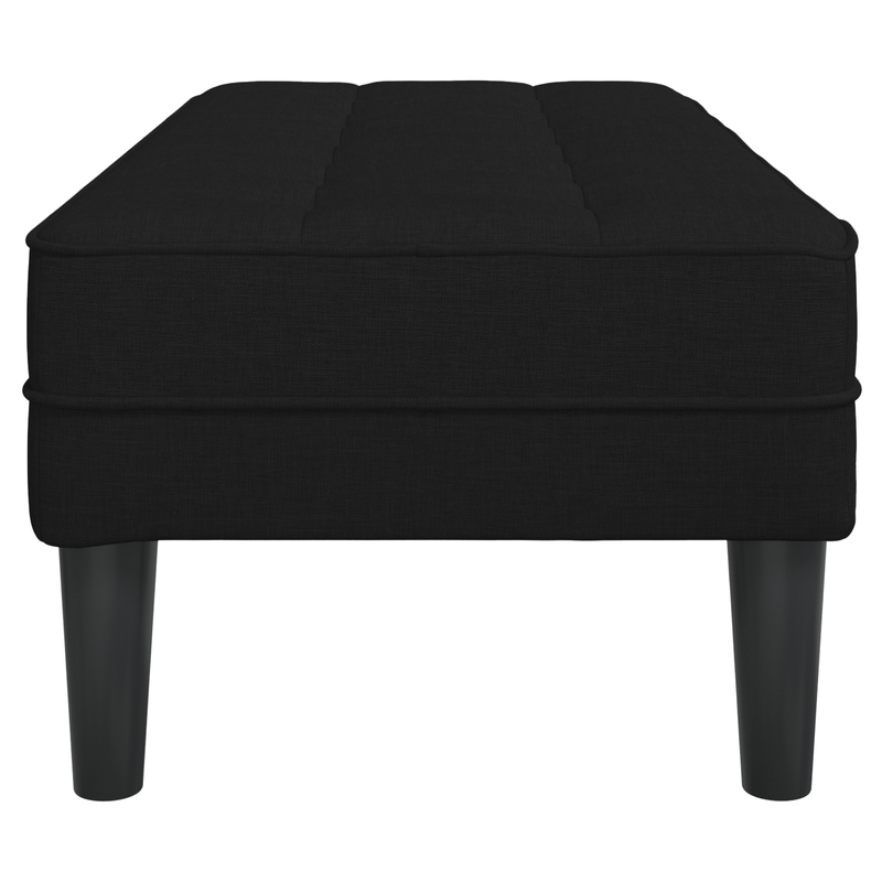 Casa si Gradina - Mobilier - Canapele si coltare - Banchete - Banca, negru, 113x57x39 cm, textil - Infinity.ro