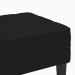 Casa si Gradina - Mobilier - Canapele si coltare - Banchete - Banca, negru, 113x57x39 cm, textil - Infinity.ro