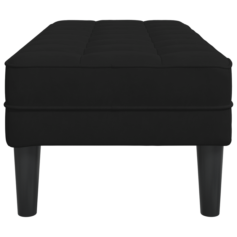 Casa si Gradina - Mobilier - Organizare si depozitare - Bancute - Banca Negru 113x57x39 cm Catifea - Infinity.ro