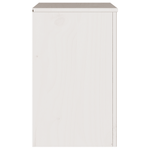 Casa si Gradina - Mobilier - Comode si corpuri - Noptiere - Noptiera  "DRAMMEN" Alb 45x35x56 cm Lemn Masiv Pin - Infinity.ro