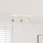 Casa si Gradina - Corpuri si surse de iluminat - Plafoniere, aplice si spoturi - Spot tavan 3 moduri ajustabile Nichel periat E27 - Infinity.ro