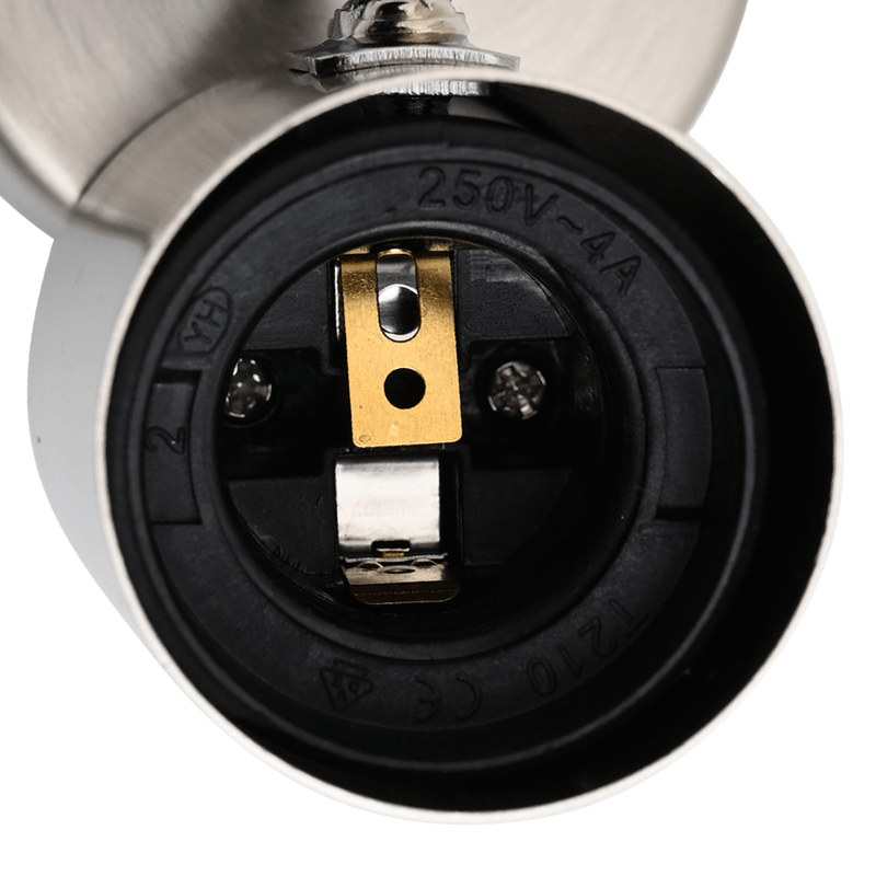 Casa si Gradina - Corpuri si surse de iluminat - Plafoniere, aplice si spoturi - Spot tavan 3 moduri ajustabile Nichel periat E27 - Infinity.ro