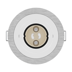 Casa si Gradina - Corpuri si surse de iluminat - Veioze si lampi - Lampi de veghe - Spoturi incastrate 24 buc Rotund GU10 Argint Ø91 mm - Infinity.ro