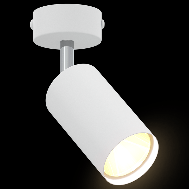 Casa si Gradina - Corpuri si surse de iluminat - Plafoniere, aplice si spoturi - Reflector de Plafon 1 Cale Reglabil Alb GU10 - Infinity.ro