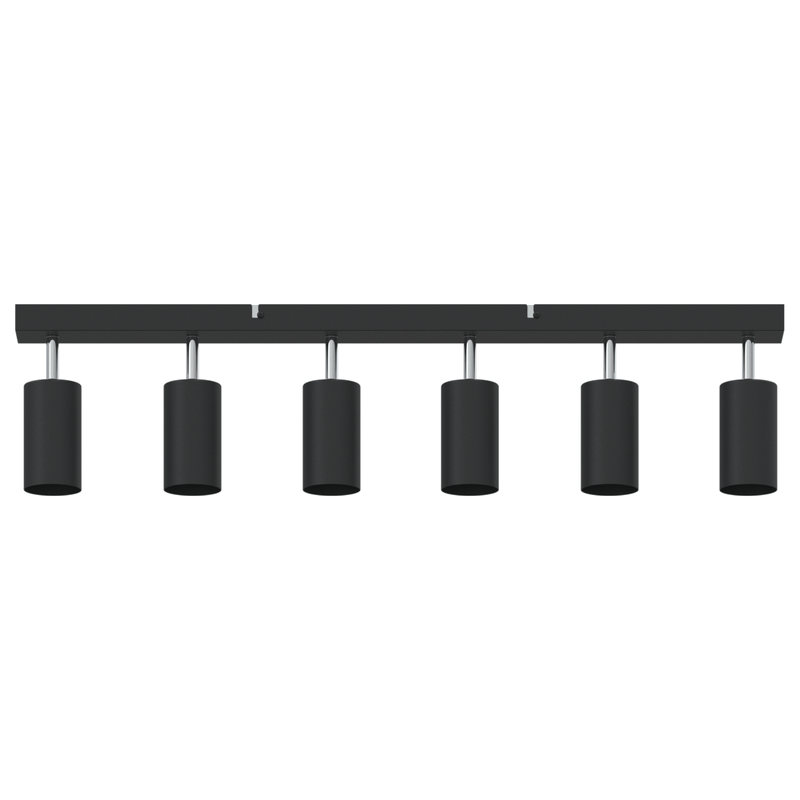 Casa si Gradina - Corpuri si surse de iluminat - Plafoniere, aplice si spoturi - Spotlight de Tavan cu 6 Brate Regabile Negru GU10 - Infinity.ro