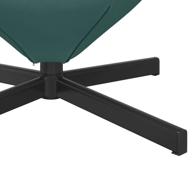 Casa si Gradina - Mobilier - Scaune si fotolii - Fotolii - Fotoliu tip ou, verde inchis, catifea - Infinity.ro