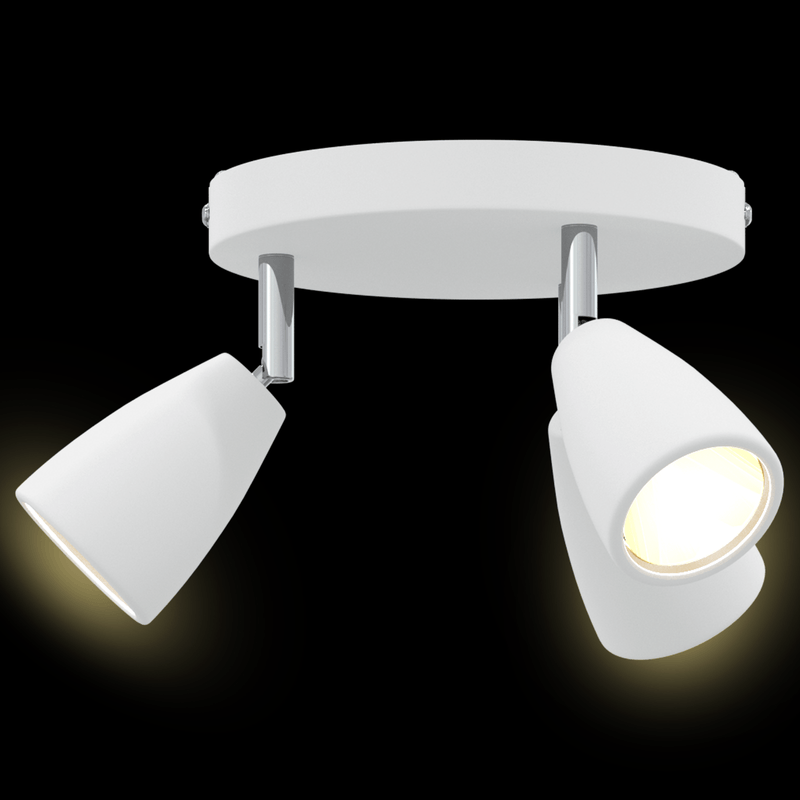 Casa si Gradina - Corpuri si surse de iluminat - Plafoniere, aplice si spoturi - Spotlight de Plafon cu 3 Moduri Reglabile Alb GU10 - Infinity.ro