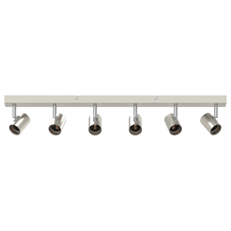 Casa si Gradina - Corpuri si surse de iluminat - Plafoniere, aplice si spoturi - Spot de Plafon 6 Modul Reglabil Nichel Periat E27 - Infinity.ro