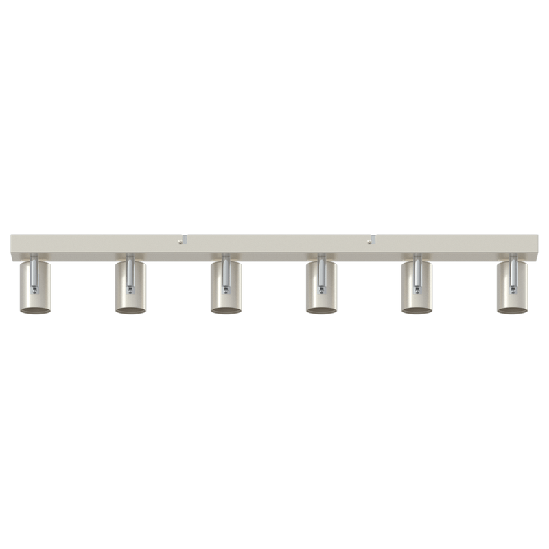 Casa si Gradina - Corpuri si surse de iluminat - Plafoniere, aplice si spoturi - Spot de Plafon 6 Modul Reglabil Nichel Periat E27 - Infinity.ro
