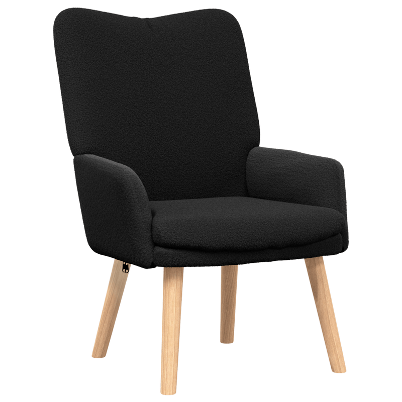 Casa si Gradina - Mobilier - Scaune si fotolii - Fotolii - Fotoliu de relaxare, negru, material similar lana - Infinity.ro