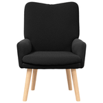 Casa si Gradina - Mobilier - Scaune si fotolii - Fotolii - Fotoliu de relaxare, negru, material similar lana - Infinity.ro