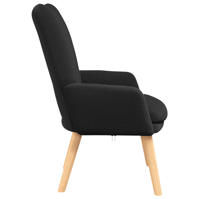 Casa si Gradina - Mobilier - Scaune si fotolii - Fotolii - Fotoliu de relaxare, negru, material similar lana - Infinity.ro