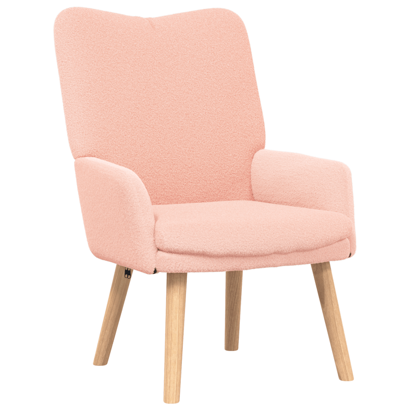 Casa si Gradina - Mobilier - Scaune si fotolii - Fotolii - Fotoliu de relaxare, roz, material similar lana - Infinity.ro