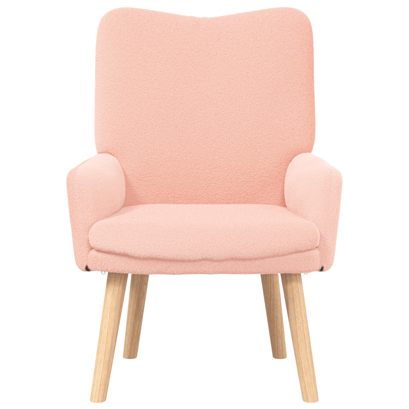 Casa si Gradina - Mobilier - Scaune si fotolii - Fotolii - Fotoliu de relaxare, roz, material similar lana - Infinity.ro